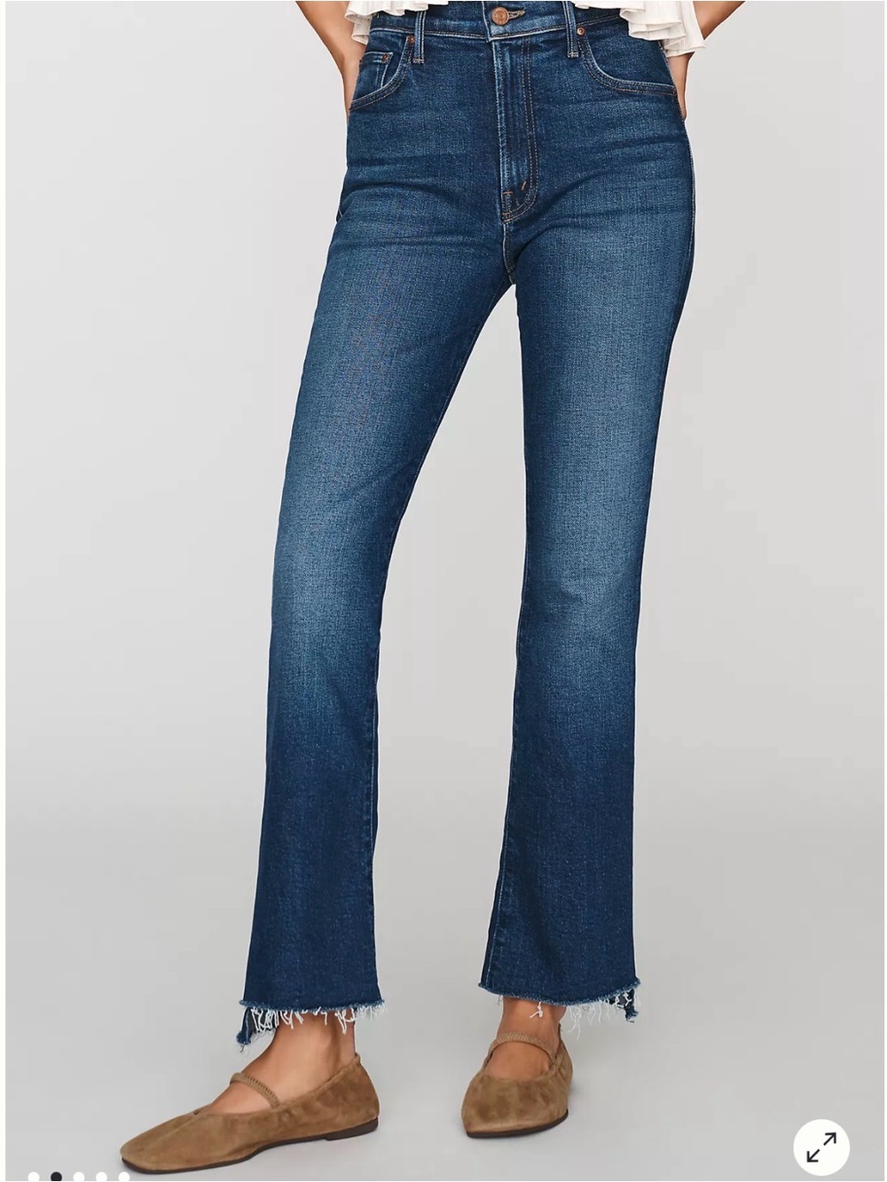 MOTHER Dark Wash High-Rise Jeans